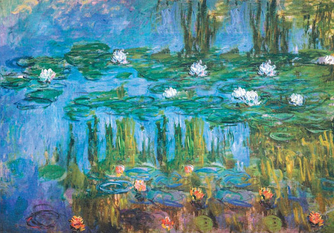 Water Lilies by Claude Monet Greetings Card