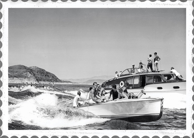 Boats Black and White Greeting Card