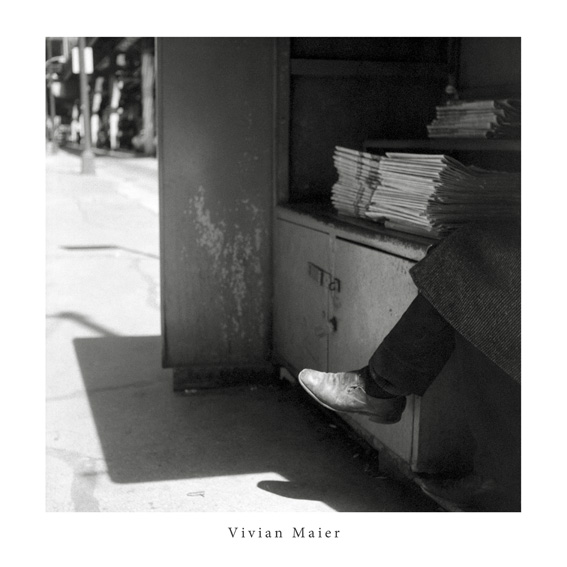 Vivian Maier Newspaper Stand 30x30cm Print Vivian Maier Newspaper Stand 30x30cm Print