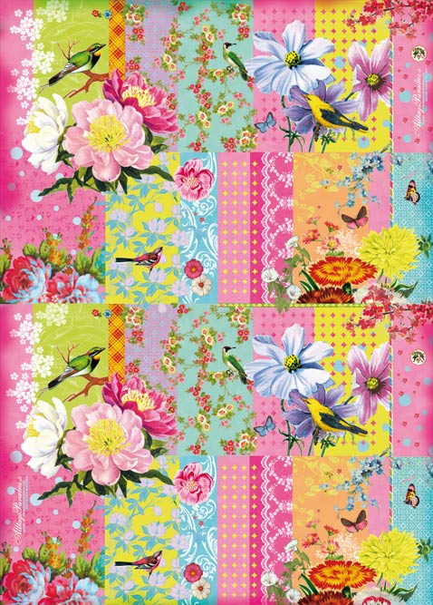 Pink Paradise Gift Wrap Paper Pink Paradise Gift Wrap Paper