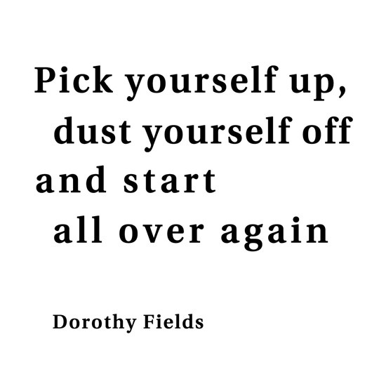 PW11 - Pick yourself Up, Dust yourself off Greeting Card - Click Image to Close