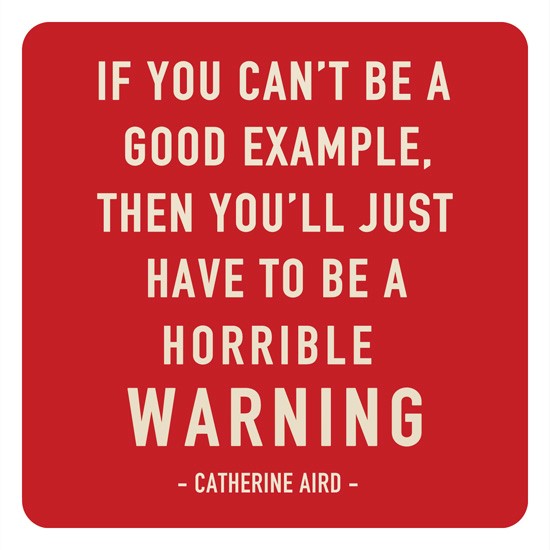 PW23 - Horrible Warning Greeting Card - Click Image to Close