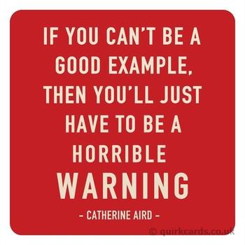 PW23 - Horrible Warning Greeting Card