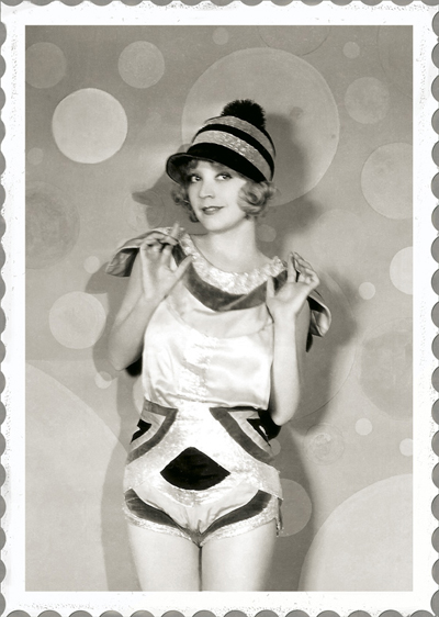 BW19 - Follies Dancer Black & White Greeting Card