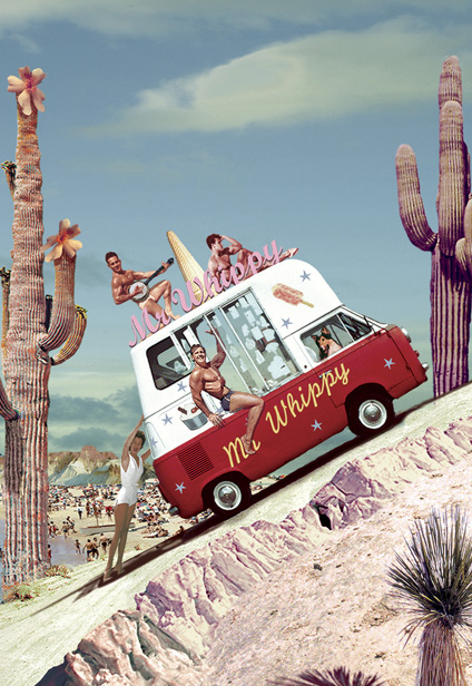 Mr Whippy Postcard by Max Hernn - Click Image to Close